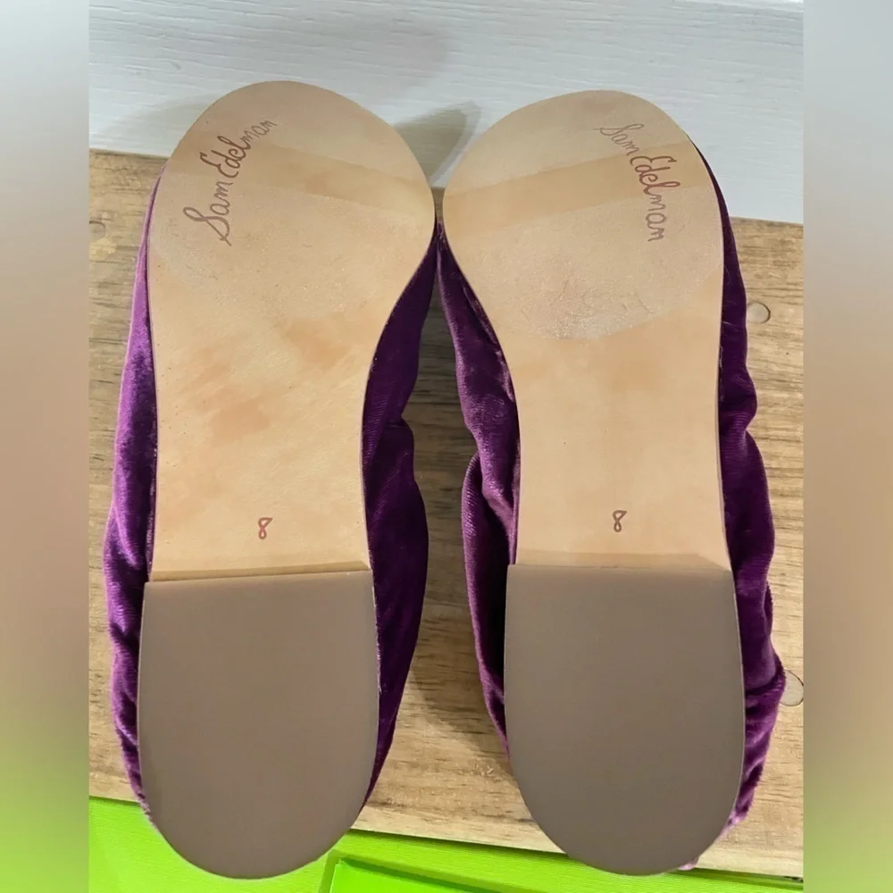 SAM EDELMAN Deep Orchid Felicia Flat